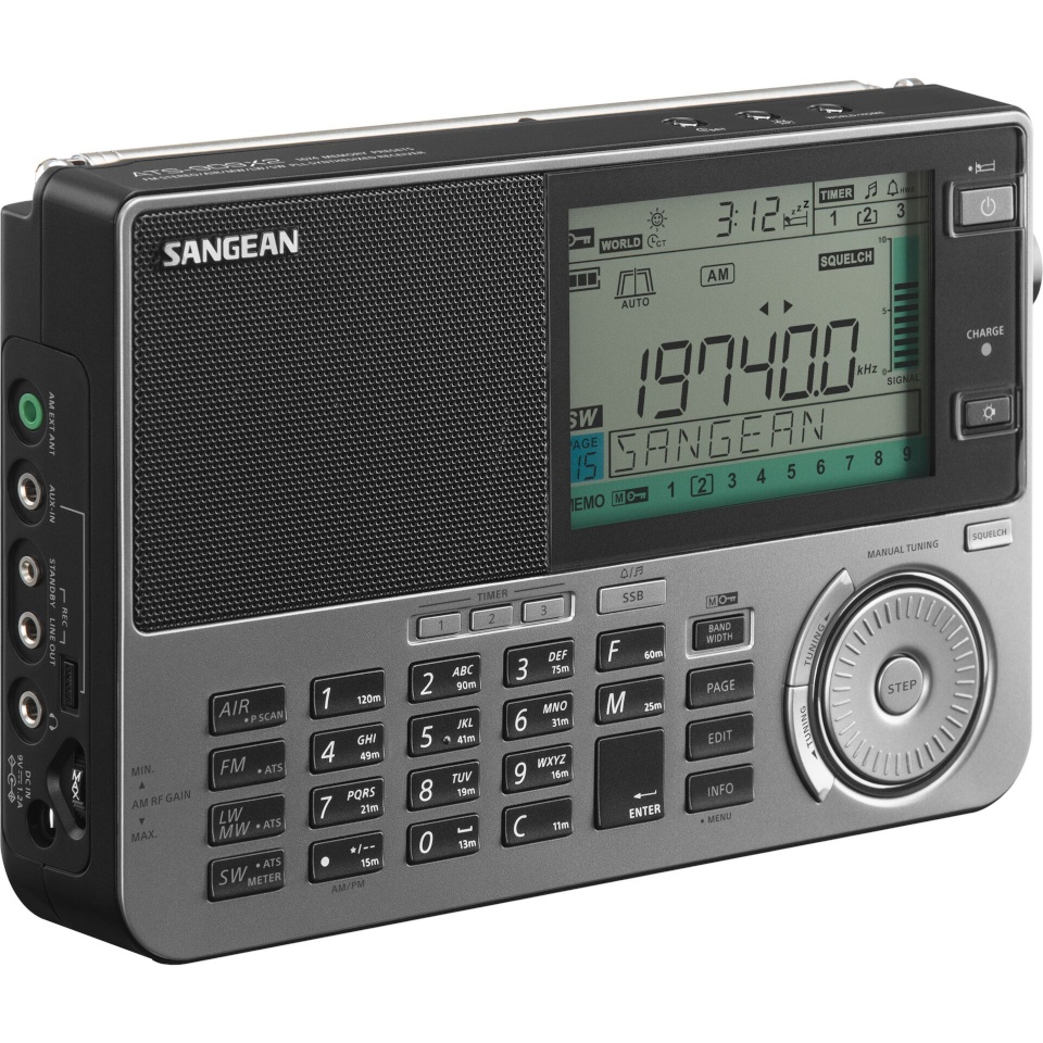 Sangean raadio ATS-909 X2 graphite
