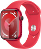 Apple Watch Series 9 GPS 45mm (PRODUCT)RED Aluminium Case with (PRODUCT)RED Sport Band, S/M