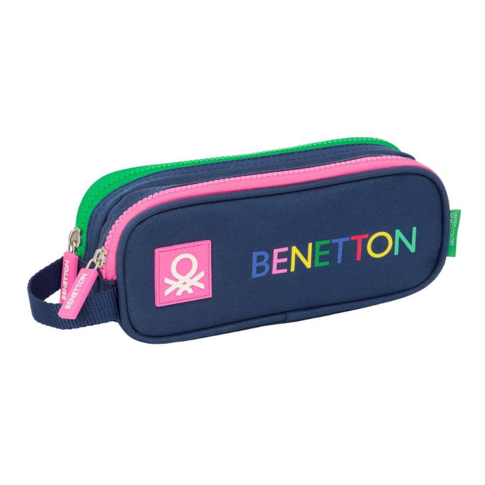 Benetton kahe sahtliga pinal Damero meresinine 21x8x6cm