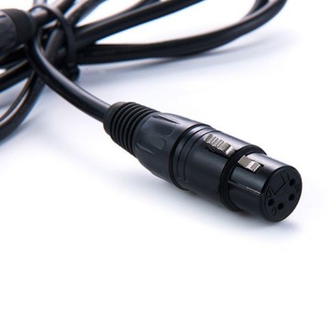 Rolux toitekaabel 4-pin XLR Female with 4-Pins Male Connector