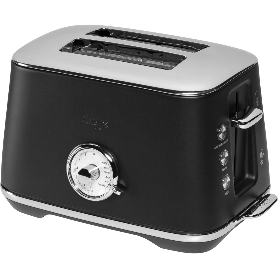 Sage röster Luxe Toast Select Toaster, must