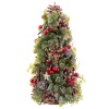 BGB Christmas jõuluehe punane Mitmevärviline Plastmass Foam Ananassid Jõulupuu 18 x 18 x 30 cm