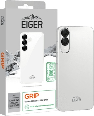 Eiger kaitsekest Grip Case GRS Galaxy S25 Edge Transparent, läbipaistev