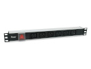 Equip pikendusjuhe 19" Steckdosenleiste IEC C20->6xIEC C19+Switch Alu.