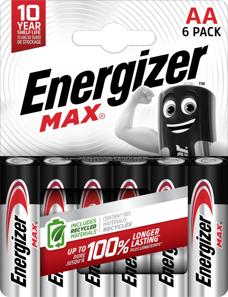Energizer patarei Energizer Max Alkaline AA CHP6