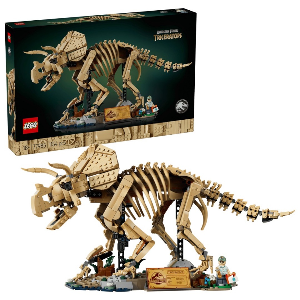 Lego klotsid JURASSIC WORLD 77985 Dinosaur Fossils: Triceratops