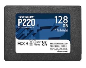 Patriot kõvaketas SSD Disc 128GB P220 550/480 MB/s SATA III 2.5"