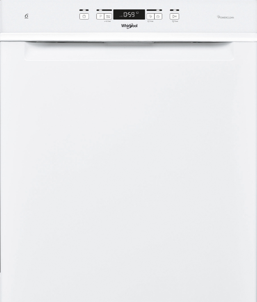 Whirlpool integreeritav nõudepesumasin WUC 3C32 P Dishwasher, valge