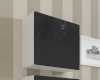 Cama Meble riiul Square cabinet VIGO 50/50/30 valge/must läikega