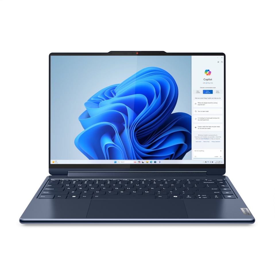 Lenovo sülearvuti Yoga 9 2IN1 INTEL ULTRA 7 155H / 14" 2.8K (2880X1800) OLED 400NITS GLOSSY / ANTI-FINGERPRINT, 100% DCI-P3, 120HZ, EYESAFE®, DOLBY VISION®, DISPLAYHDR 500, GLASS, TOUCH / 32GB / 1TB SSD / W11P / ENG (COSMIC sinine)