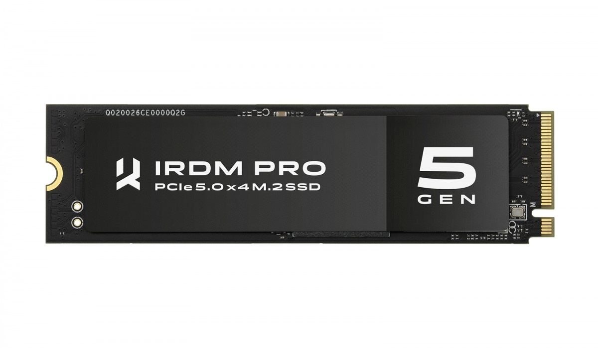 GOODRAM kõvaketas SSD IRDM PRO P54S Gen5 1TB 5x4 2280 5x4 2280 11500/9000MB/s