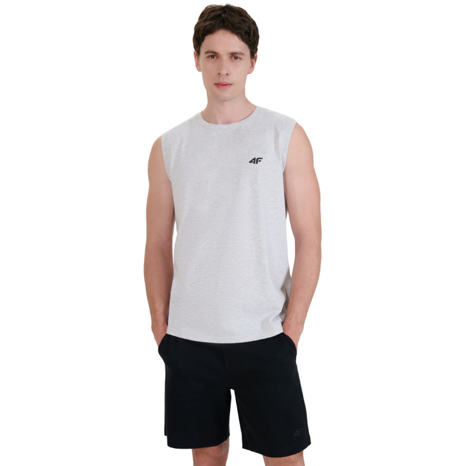 4F T-särk meestele M125 külm helehall 4FWMM00TSLEM125 27M suurus XXL