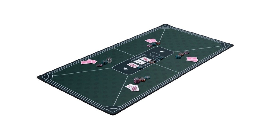 Engelhart roheline poker mat (118 x 59 cm)