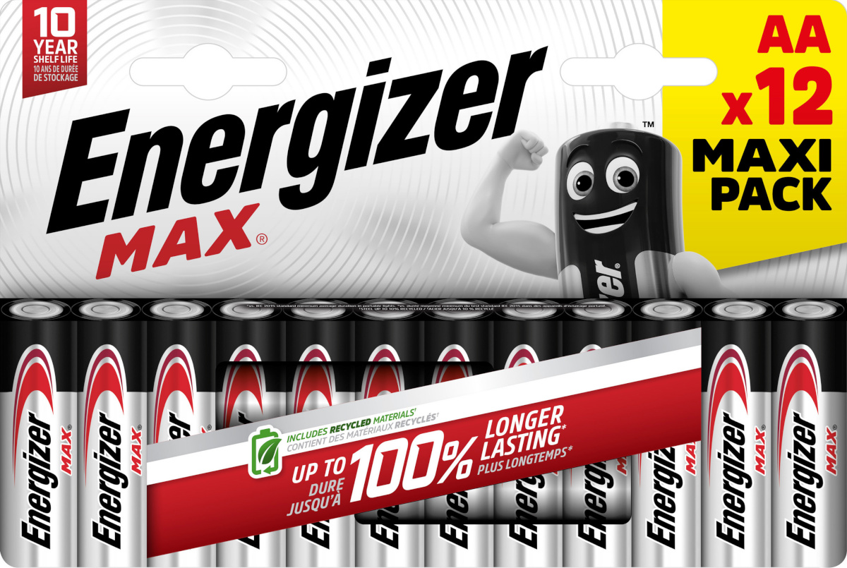 Energizer patarei Energizer Max Alkaline AA CHP12