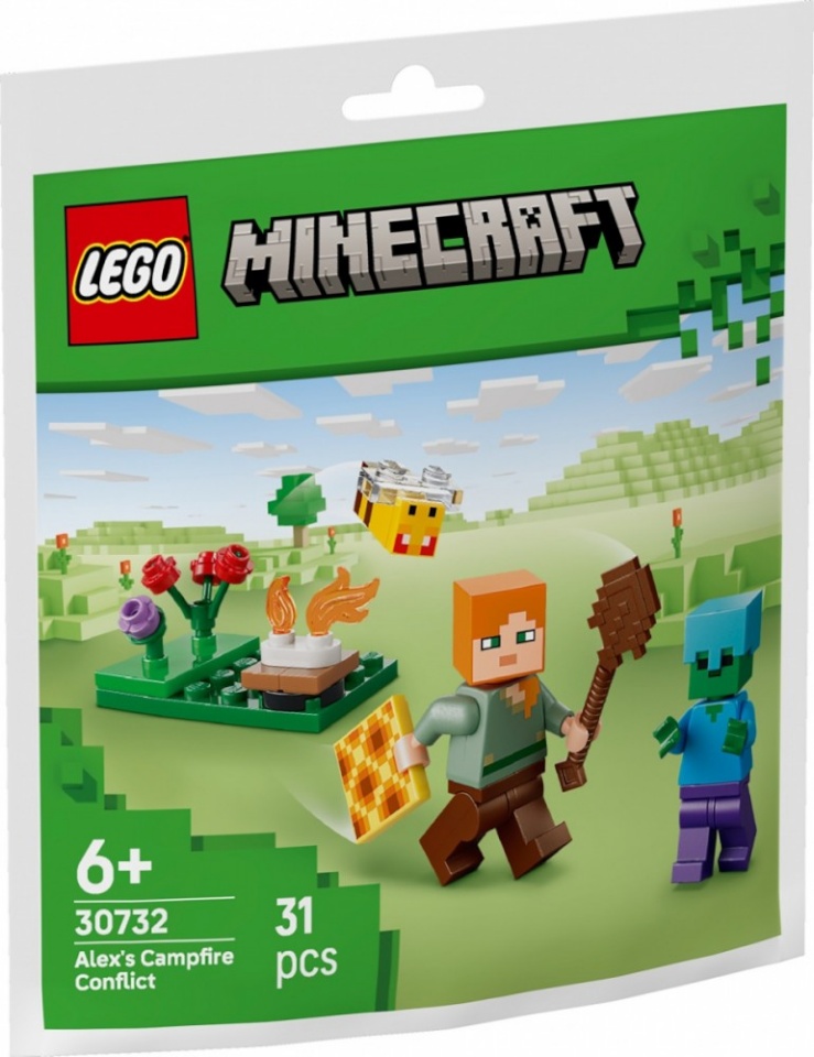LEGO klotsid 30732 Minecraft Alex? Begegnung am Lagerfeuer (Polybag)