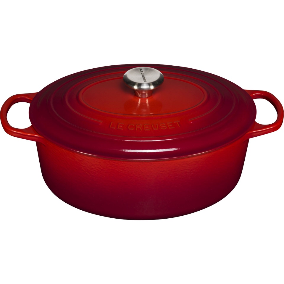 Le Creuset Signature Casserole oval 31 cm Cerise