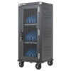 Manhattan iPad to 13", MacBook Air to 13" & Chromebook 14" 30-bay Charging Trolley/Cart via USB-C (30W), Also other tablets/smartphones (with device to USB-C cable), Bays 404x27.6x283mm, USB-C charging cables included, Cabinet