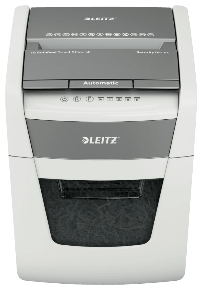 LEITZ paberipurustaja IQ Autofeed Small Office 50X Automatic Paper Shredder P4
