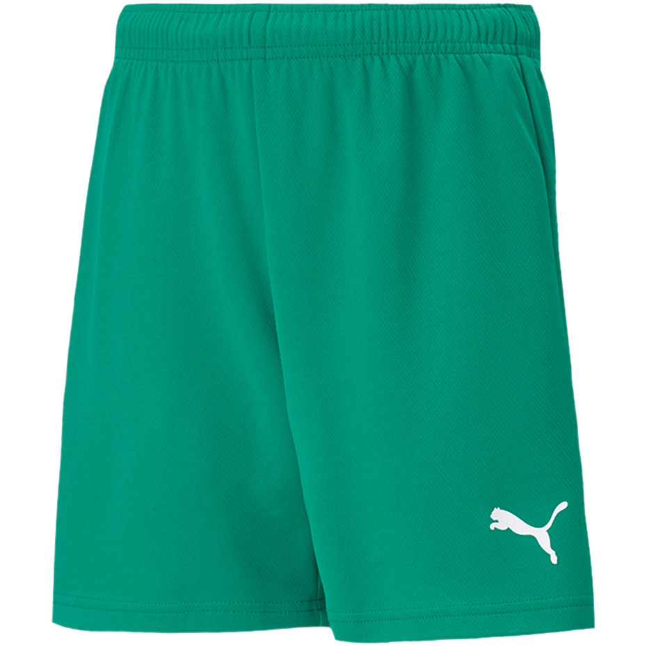 Lühikesed püksid Kids Puma Teamrise Short Jr roheline 704943 05 140cm
