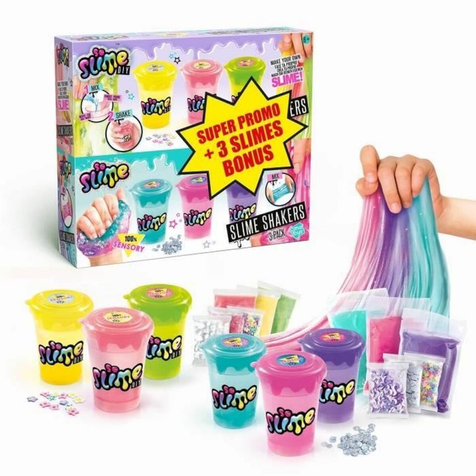 Canal Toys plastiliin Agitadores de slime 3 + 3 extra
