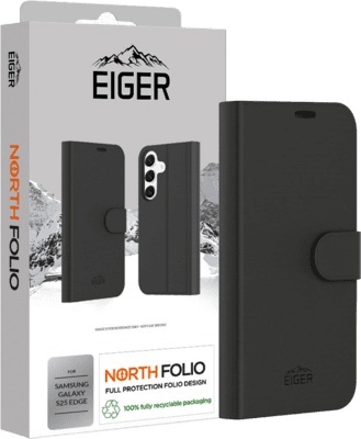 Eiger kaitsekest North Folio Case Galaxy S25 Edge must