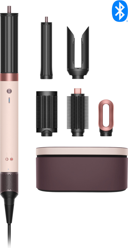 Dyson föön-koolutaja Airwrap Co-anda 2x Straight + Wavy Multi-Styler and Hair Dryer, roosa