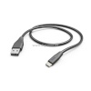 Hama laadimiskaabel 00201595 Charging Cable, USB-A, USB-C, 1,5m, must