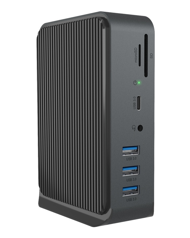 Raidsonic dokkimisalus Icy Box 13-in-1 USB Type-C and Type-A dock with dual video output IB-DK2261AC