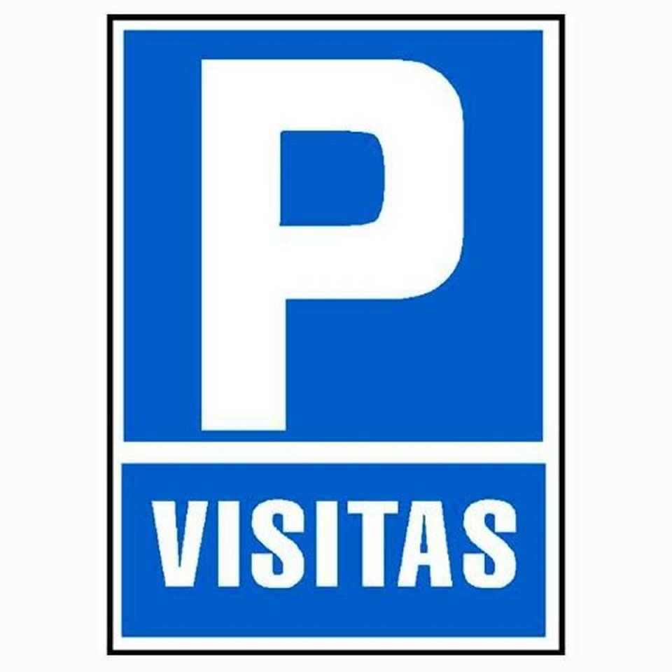 Archivo 2000 Märk "PARKING VISITAS" PVC 210x297 mm