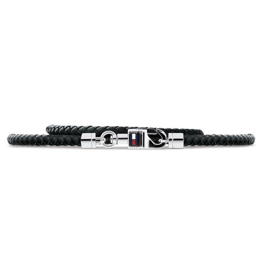 Tommy Hilfiger meeste käevõru 2701063 Sterlinghõbe 925 must