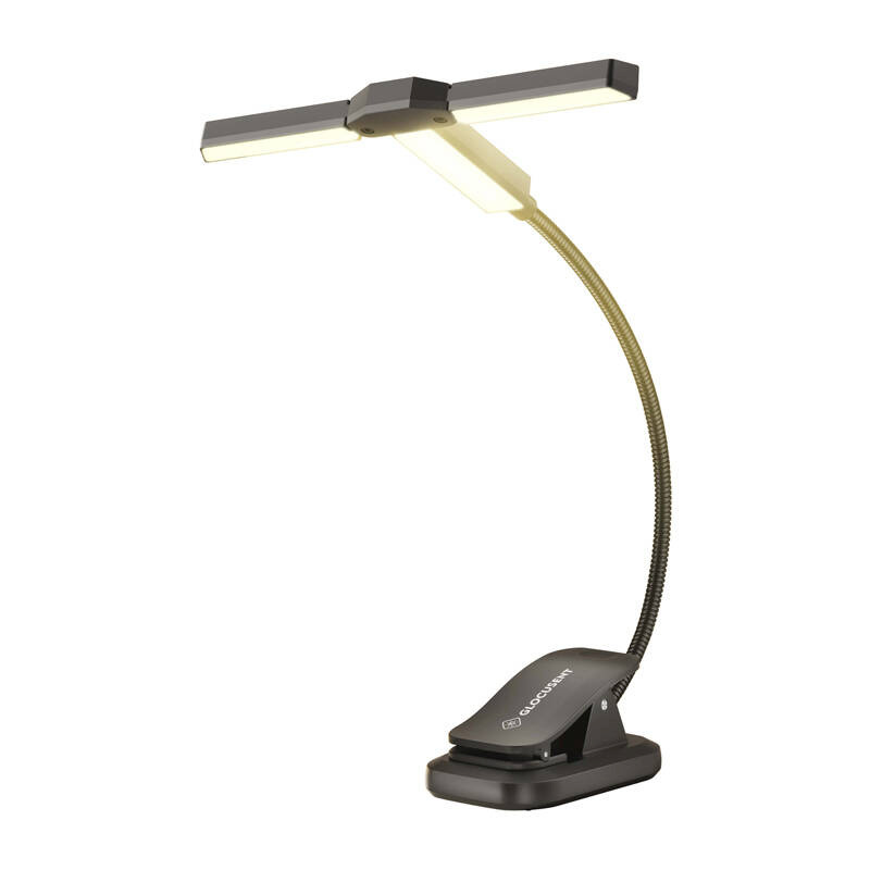 Glocusent lugemislamp GLCSNTA2302 Tri-Head Book Light, USB-C, 1000mAh, must