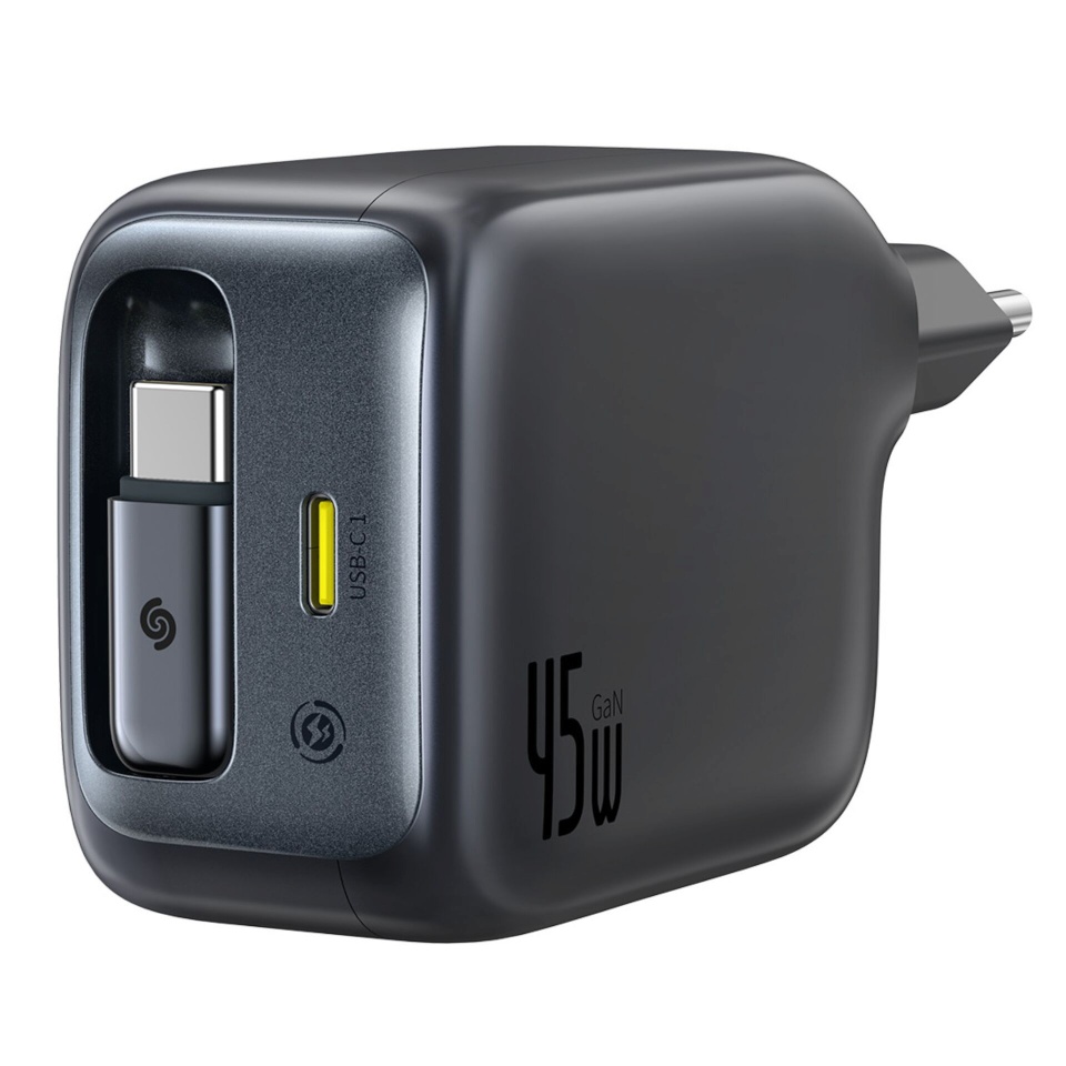 Baseus laadija EnerCore CJ11 Charger Retractable 2C 45W EU must