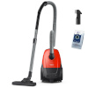 Philips tolmuimeja XD1111/10 Series 1000 Cylinder Vacuum Cleaner, must/punane