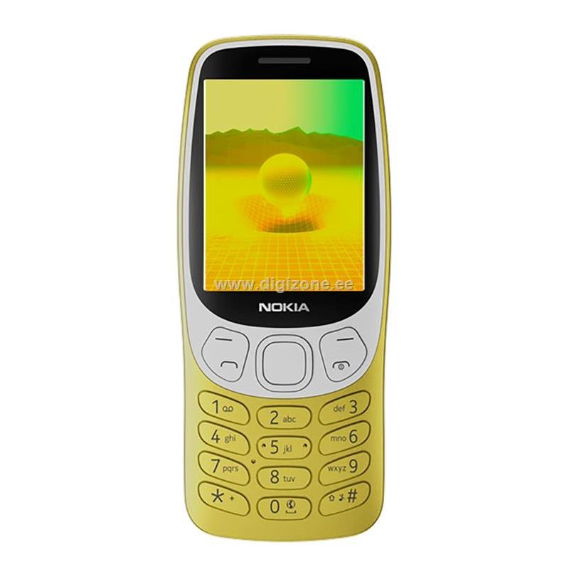 Nokia nuputelefon Mob.telefon 3210 4G Dual SIM, kollane