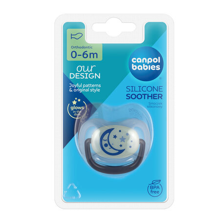Canpol BABIES ortodontiline sil. lutt NIGHT DREAMS, 0-6 kuud, 22/500_blu_new