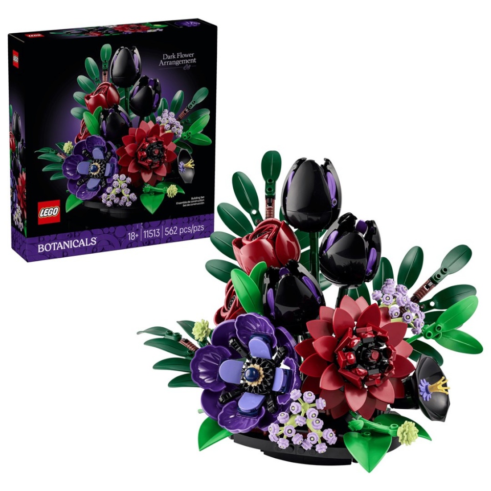 Lego klotsid BOTANICALS 11513 Dark Flower Arrangement