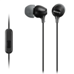 Sony kõrvaklapid + mikrofon MDR-EX15APB, In-Ear, must