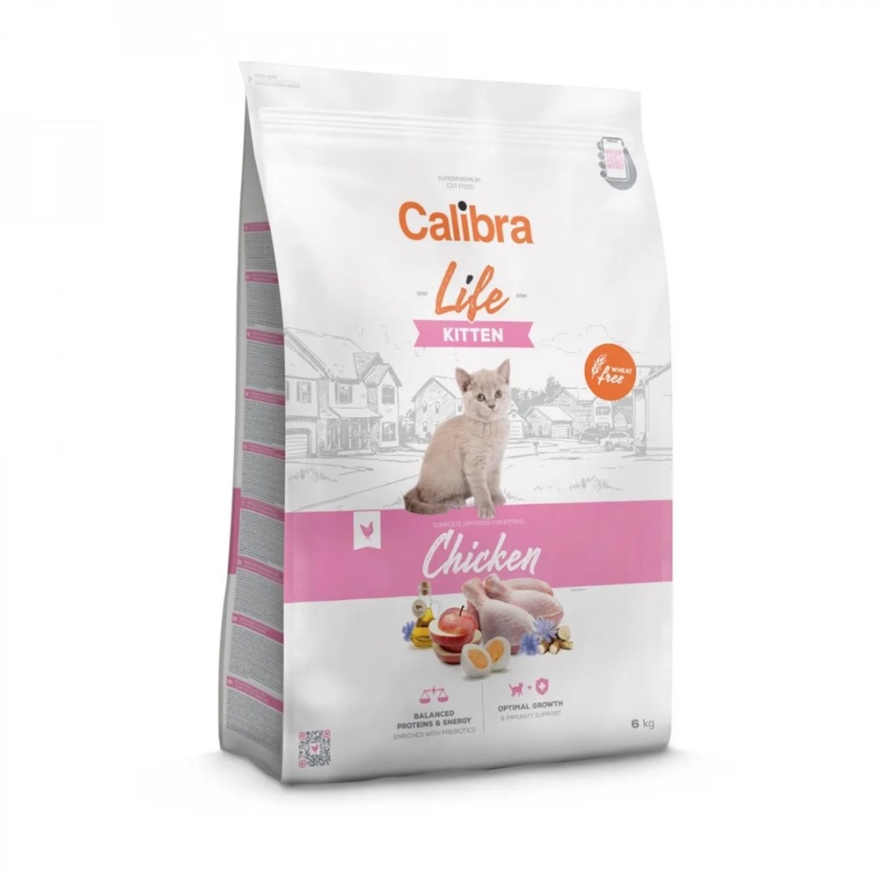 Calibra kuivtoit kassile Cat Life Kitten Chicken, 6kg