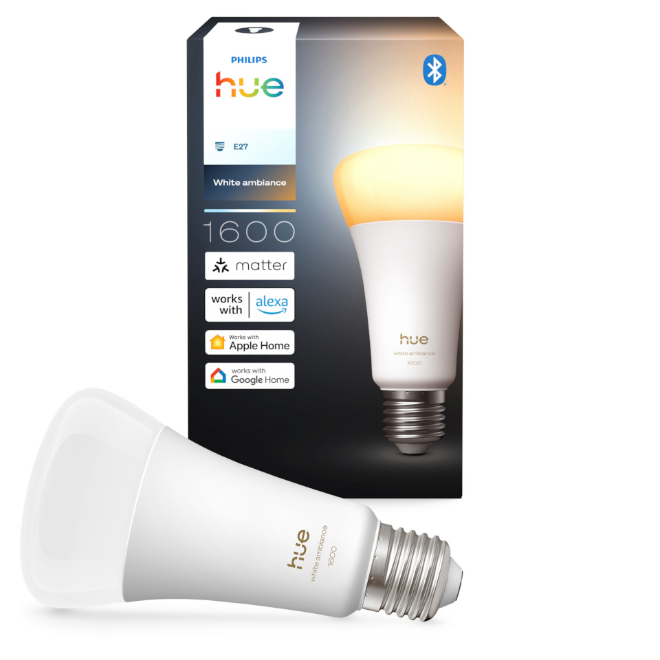 Philips nutipirn Hue LED Smart Lamp, White Ambiance, E27, 1600 lm, 1tk