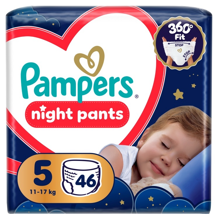 Pampers mähkmed Night Pants Püksmähkmed, suurus 5, 46 tk