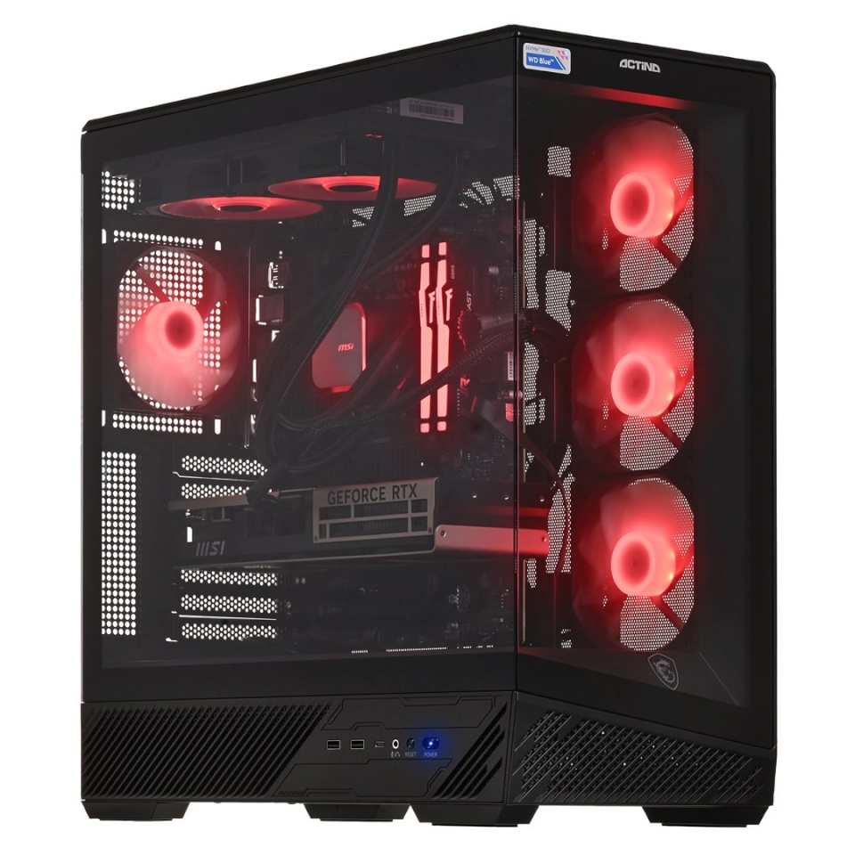Actina 5901443440284 PC Intel Core Ultra 9 285K 64 GB DDR5-SDRAM 2 TB SSD NVIDIA GeForce RTX 5080 Windows 11 Home Midi Tower must