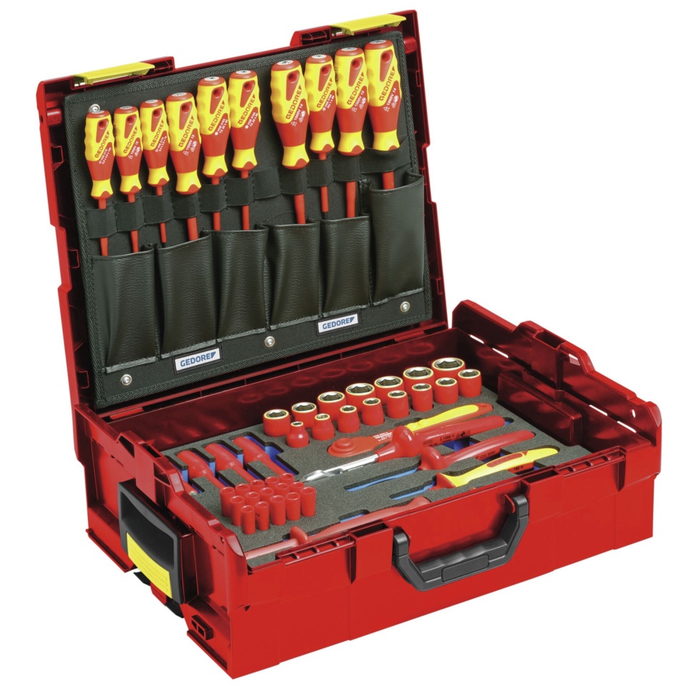 Gedore tööriistakomplekt VDE Tool Set Hybrid in L-BOXX 136, 53-tk