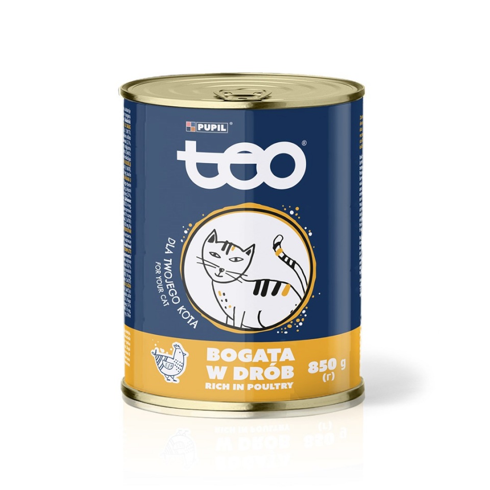 Teo kassitoit Rich in Poultry, 850g