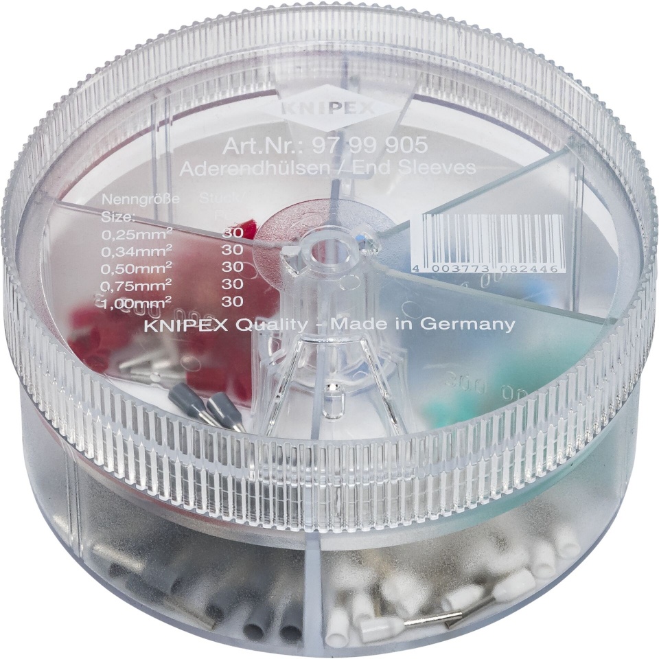 Knipex Assortment insulated kaablihülsid wire ferrules