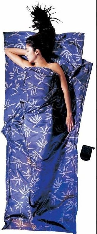 Cocoon magamiskott TravelSheet Silk Sleeping Bag Liner, Leaves