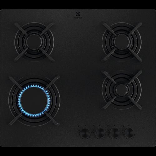 Electrolux pliidiplaat KGG643723L 4 x gaas, 60cm, klaas, matt must