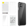 Baseus kaitsekest Case Crystal Series iPhone 11 clear + tempered glass + cleaning kit