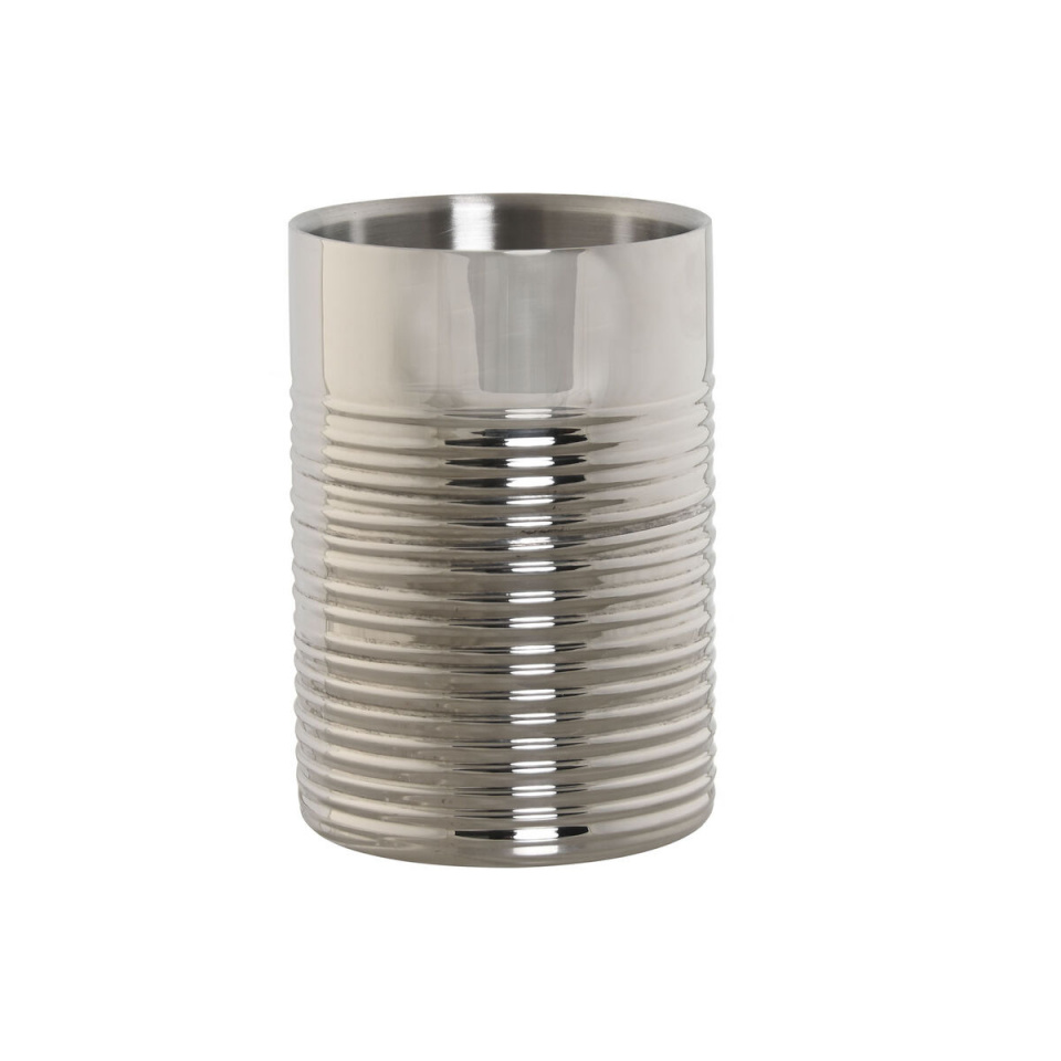 Home ESPRIT Veinipudeli Jahutaja kuldne Hõbedane Roostevaba teras 12x12x18cm