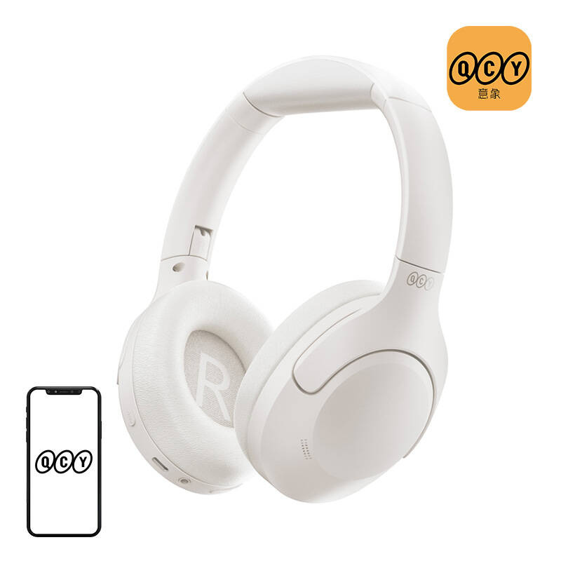 QCY kõrvaklapid Wireless H3 lite, ANC (valge)