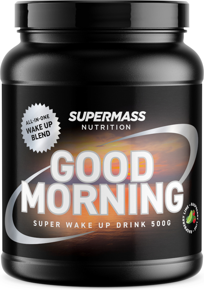 Supermass Nutrition toidulisand Good Morning Drink Powder, Raspberry-Lime, 500g